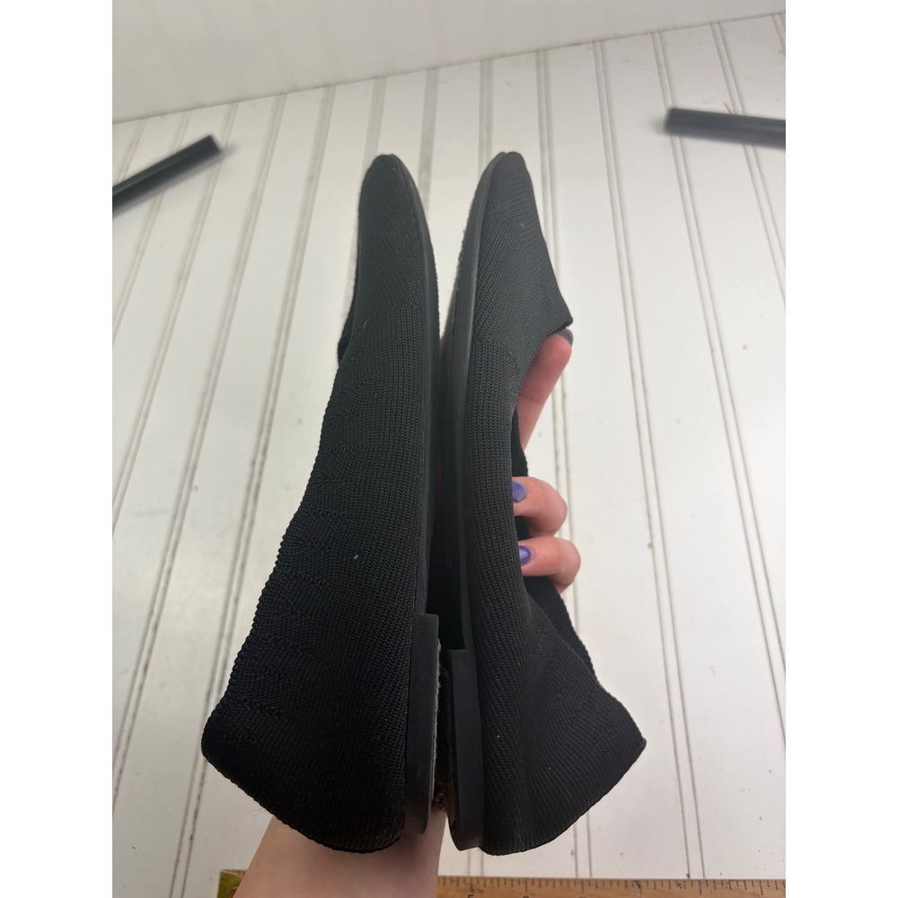 Skechers Cleo Style Stretch Fit Black Knit Ballet Flats Women's Size 7.5 - Picture 10 of 10